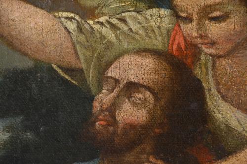 ESCUELA ESPAÑOLA, SIGLO XVIII. "El sueño de San José".