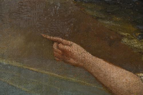 ESCUELA ESPAÑOLA, SIGLO XVIII. "El sueño de San José".