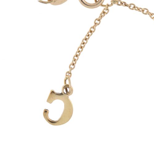 Pulsera con chatón de diamante.