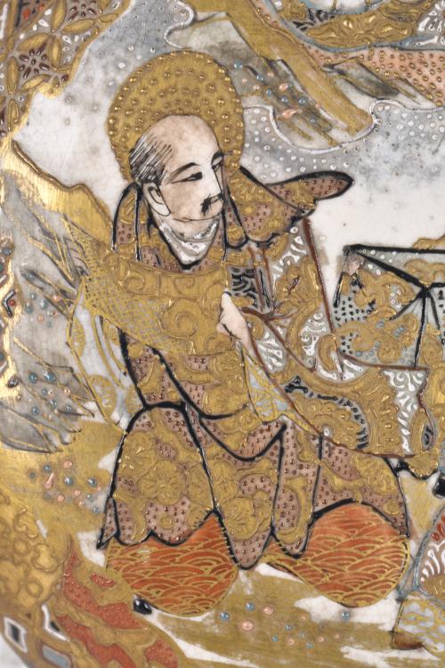 ESCUELA JAPONESA, SIGLO XX. Caja Satsuma.
