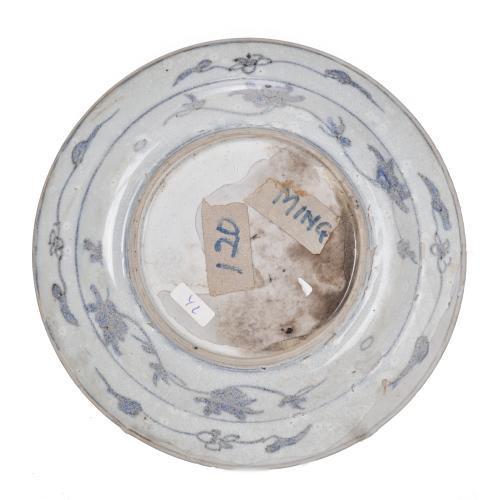 ESCUELA CHINA, DINASTÍA MING, SIGLO XVII - XVIII. Plato. 