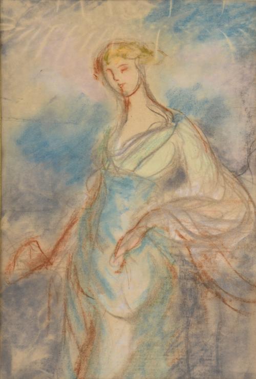 RICARD CANALS Y LLAMBÍ (1876-1931). "Figura femenina".