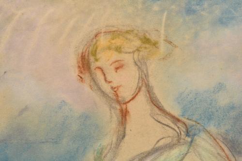 RICARD CANALS Y LLAMBÍ (1876-1931). "Figura femenina".