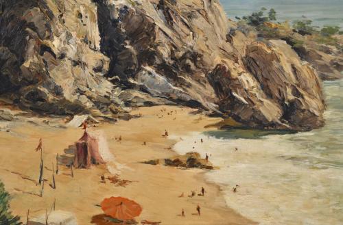 JOSEP VENTOSA DOMÈNECH (1897-1982). "Playa", Sta. Cristina,