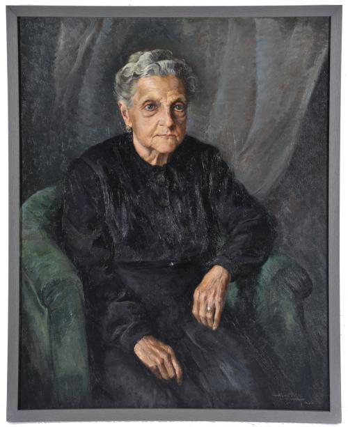 ALBERT RÀFOLS CULLARÉS (1892-1986).  "Retrato señora de Ome