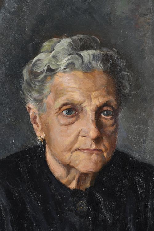 ALBERT RÀFOLS CULLARÉS (1892-1986).  "Retrato señora de Ome