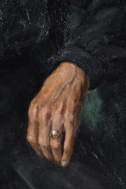 ALBERT RÀFOLS CULLARÉS (1892-1986).  "Retrato señora de Ome