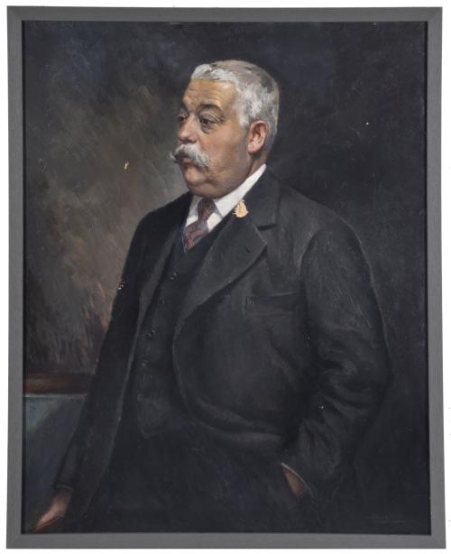 ALBERT RÀFOLS CULLARÉS (1892-1986).  "Retrato caballero", 1