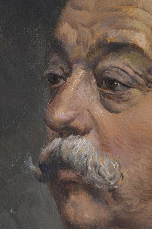 ALBERT RÀFOLS CULLARÉS (1892-1986).  "Retrato caballero", 1