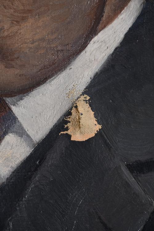 ALBERT RÀFOLS CULLARÉS (1892-1986).  "Retrato caballero", 1