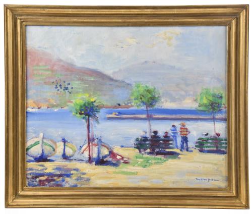 JOSEP MOMPOU (1888-1968). "Port de la Selva", 1960.