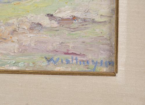 JAVIER WINTHUYSEN LOSADA (1874-1956).  "Paisaje con árbol".