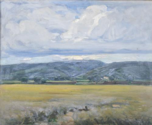 JOAQUIM VANCELLS (1865-1942). "Paisaje".