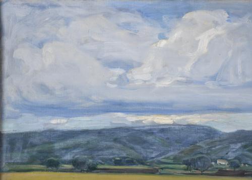 JOAQUIM VANCELLS (1865-1942). "Paisaje".