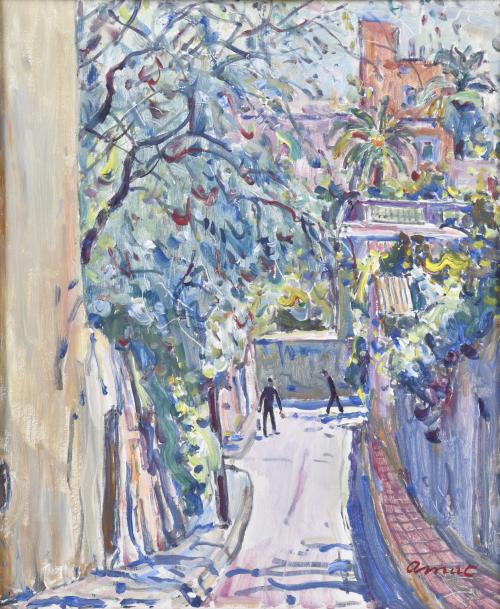 JOSEP AMAT PAGES (1901-1991). "Calle".