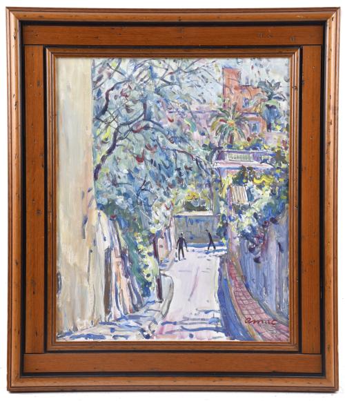 JOSEP AMAT PAGES (1901-1991). "Calle".
