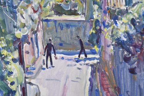 JOSEP AMAT PAGES (1901-1991). "Calle".