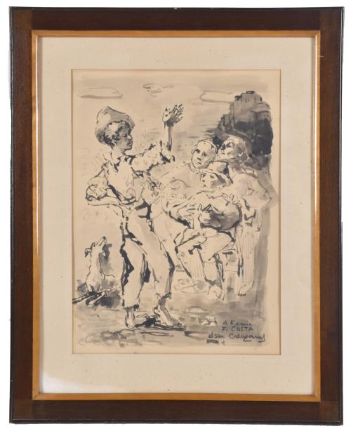 PERE CREIXAMS PICO (1893-1965). "Personajes".