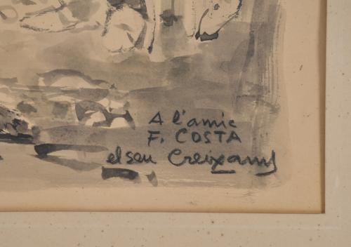 PERE CREIXAMS PICO (1893-1965). "Personajes".
