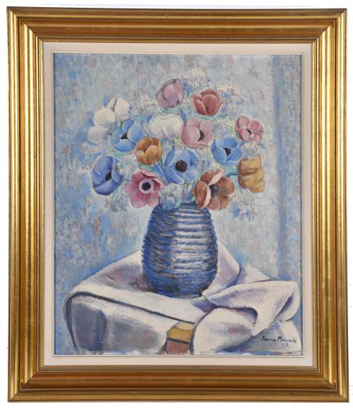 JAUME MERCADÉ I QUERALT (1887-1967). &#39;Flowers vase&#39;, 1946.