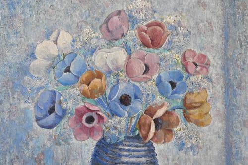 JAUME MERCADÉ I QUERALT (1887-1967). &#39;Flowers vase&#39;, 1946.