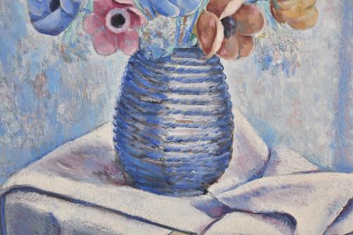 JAUME MERCADÉ I QUERALT (1887-1967). &#39;Flowers vase&#39;, 1946.