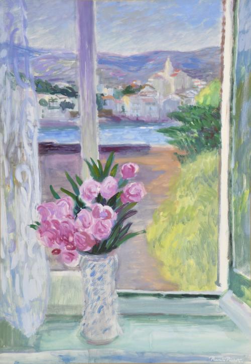 RAMÓN PICHOT SOLER (1924-1996). "Ventana a Cadaqués".