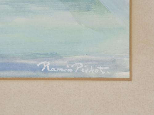 RAMÓN PICHOT SOLER (1924-1996). "Ventana a Cadaqués".