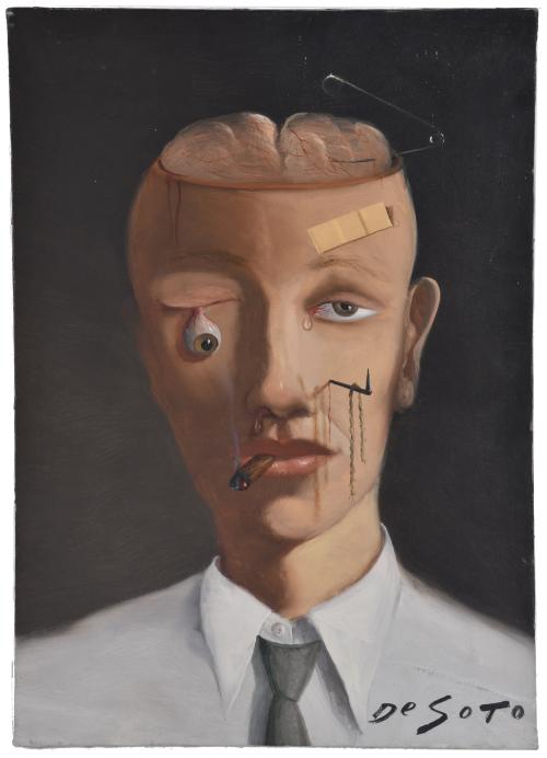 RAFAEL FERNÁNDEZ DE SOTO (1915-1984).   "El hombre del priorato", 1975.