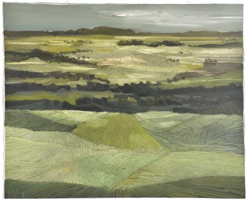  JUAN GARCÉS ESPINOSA (1935-2014).  "Paisaje".
