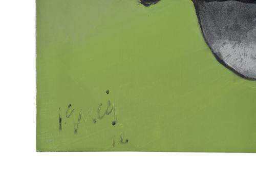  JUAN GARCÉS ESPINOSA (1935-2014).  "Figura con flor", 1972.