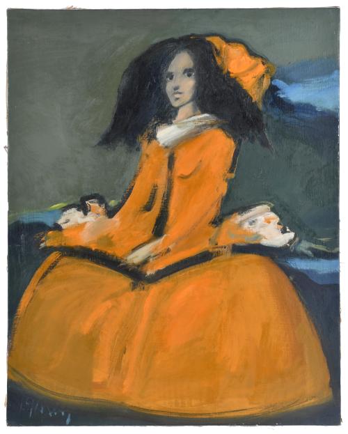  JUAN GARCÉS ESPINOSA (1935-2014).  "Menina".
