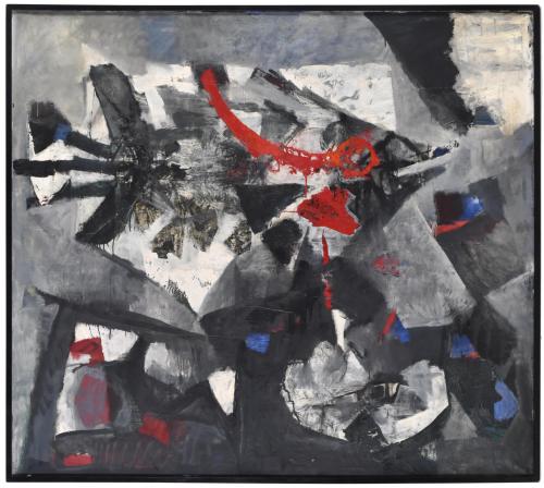 ANTONI CLAVÉ (1913-2005) "Le Roi de cartes", 1952.
