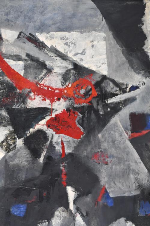 ANTONI CLAVÉ (1913-2005) "Le Roi de cartes", 1952.