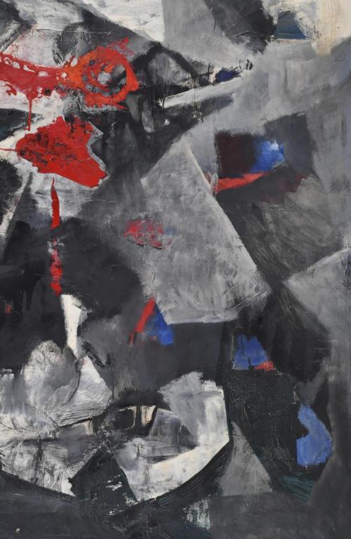 ANTONI CLAVÉ (1913-2005) "Le Roi de cartes", 1952.