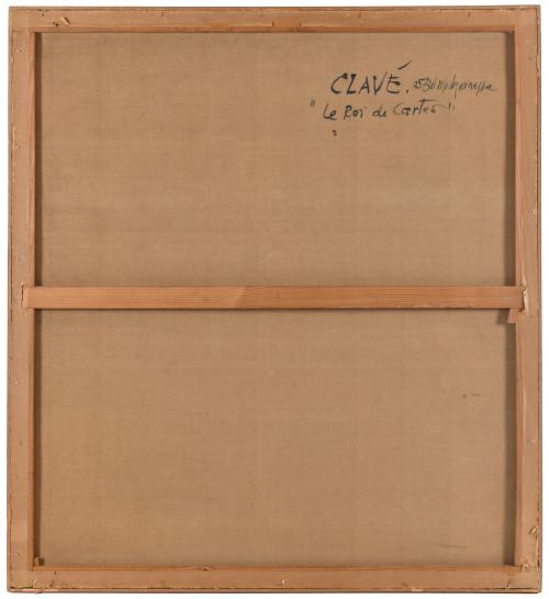ANTONI CLAVÉ (1913-2005) "Le Roi de cartes", 1952.