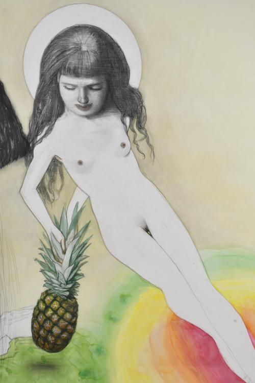 PAT ANDREA (1942).  "Soft warm rain", 2014.