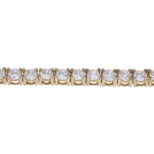 Pulsera rivière con circonitas.