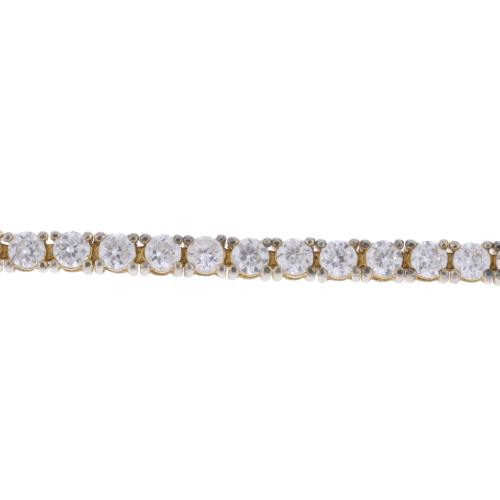 Pulsera rivière con circonitas.