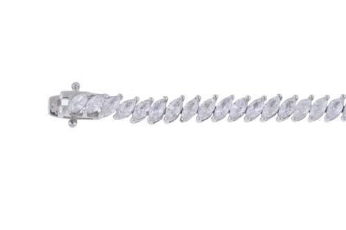Pulsera rivière con circonitas.