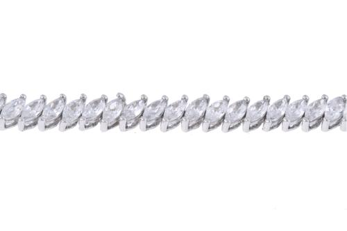 Pulsera rivière con circonitas.