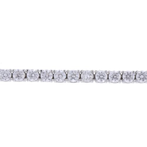 Pulsera riviére con circonitas.