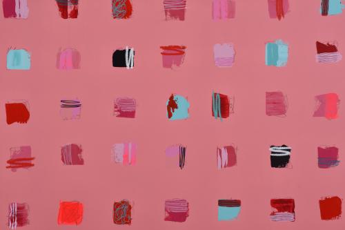 LAURA MAYNOU (1969).  &#39;Coral and Mint&#39;.