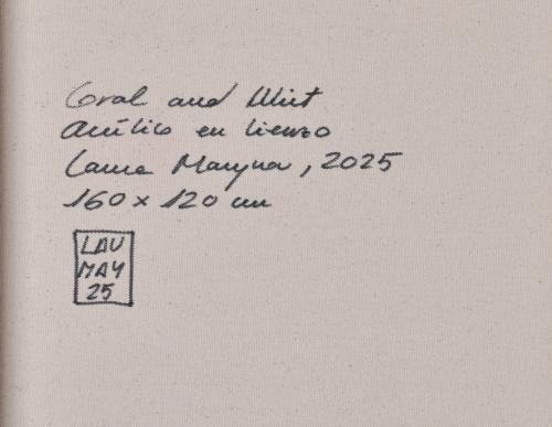 LAURA MAYNOU (1969).  &#39;Coral and Mint&#39;.