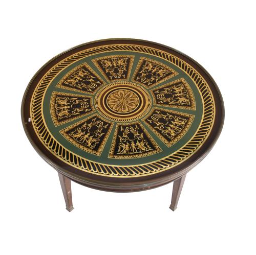 SIGUIENDO MODELOS DE JEAN BÉRAIN (1640 - 1711). Mesa de cen