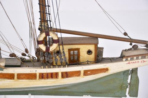 Maqueta de barco de pared, siglo XX. 
