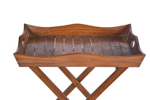 Mesa auxiliar con bandeja, siglo XX. 