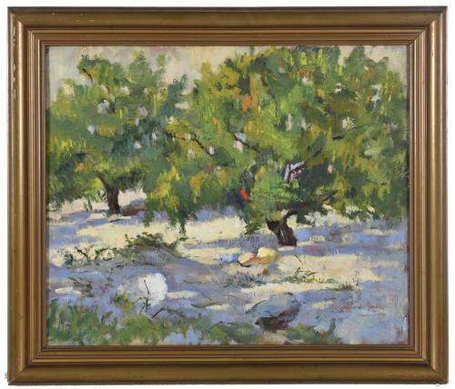 EMILIA TORRES (1916-?) "Campo de Olivos".