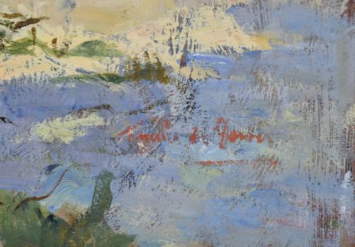 EMILIA TORRES (1916-?) "Campo de Olivos".