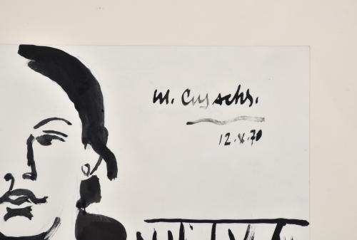 MANUEL CUSACHS (1933).  "Maternidad", 1970.